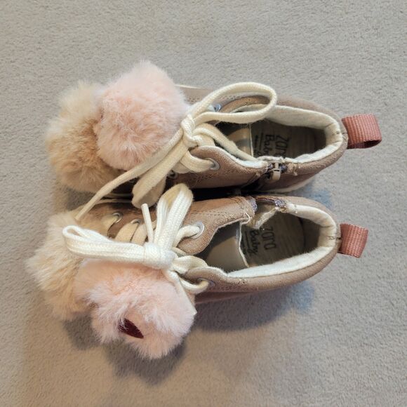 Zara Baby Girl Boots Size US 4.5 - Picture 4 of 8